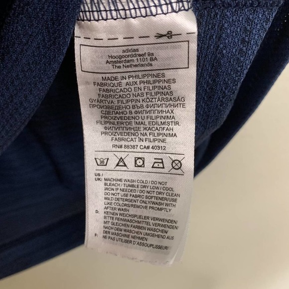 Adidas Mens T-Shirt in Blue - Picture 8 of 12